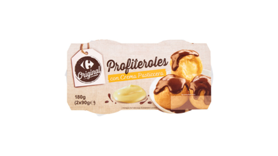 Carrefour Profiteroles con crema pasticcera