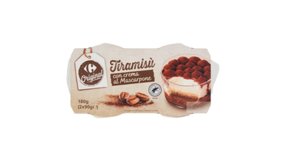 Carrefour Tiramisù con crema al mascarpone