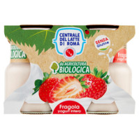 Centrale del Latte di Roma Biologico Yogurt Intero alla Fragola da Agricoltura Biologica