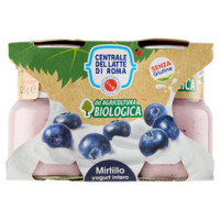 Centrale del Latte di Roma Biologico Yogurt Intero al Mirtillo da Agricoltura Biologica