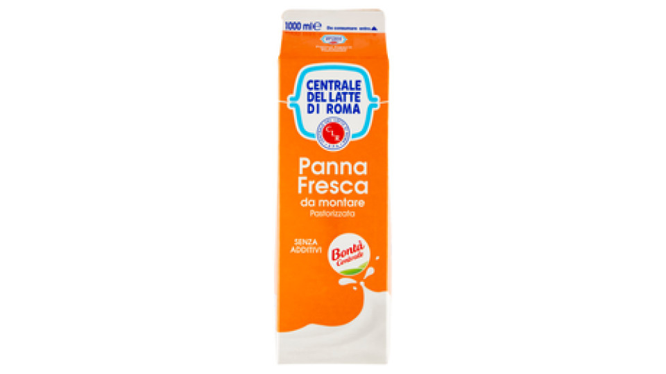 Centrale del latte di Roma Panna Fresca da montare Pastorizzata