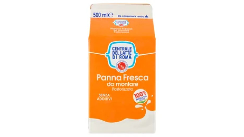 Centrale del latte di Roma Panna Fresca da montare Pastorizzata