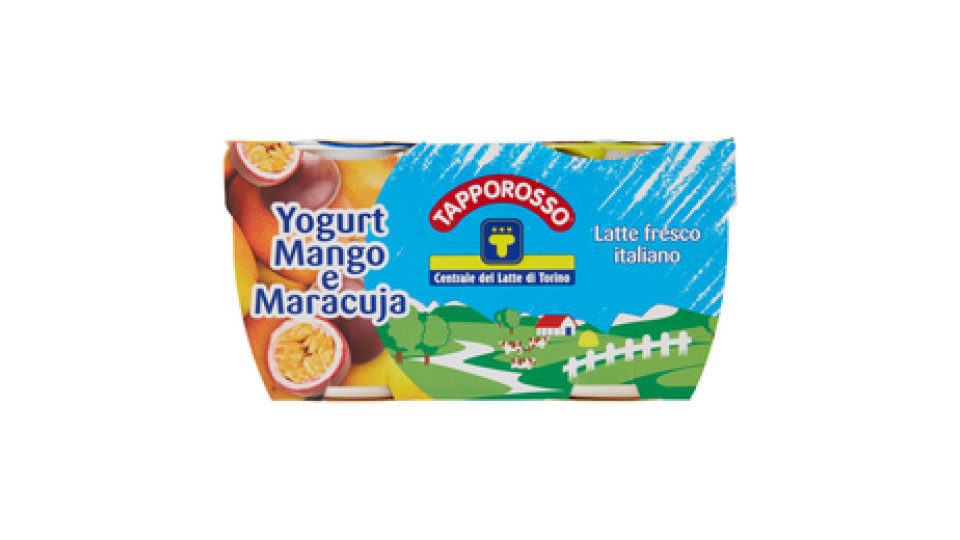 Centrale del Latte di Torino Tapporosso Yogurt Intero Mango e Maracuja