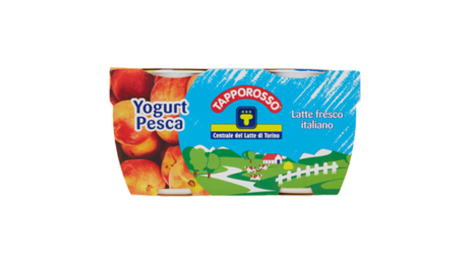 Centrale del Latte di Torino Tapporosso Yogurt Pesca Senza lattosio