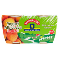 Centrale del Latte di Torino Tapporosso Yogurt Magro Albicocca in pezzi
