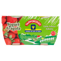 Centrale del Latte di Roma Zero Grassi Fragola Yogurt magro con frutta in pezzi