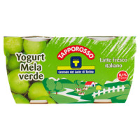 Centrale del Latte di Torino Tapporosso Yogurt Magro Mela verde