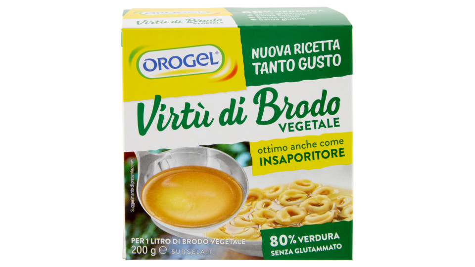 Orogel, Il Benessere virtù di brodo vegetale surgelato