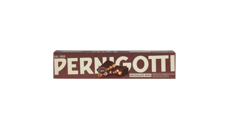Pernigotti Nocciolato Cioccolato fondente 70% cacao con nocciole intere