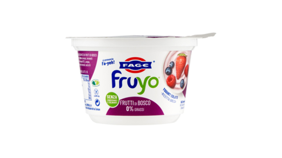 Fage fruyo Frutti di Bosco 0% Grassi 150 g