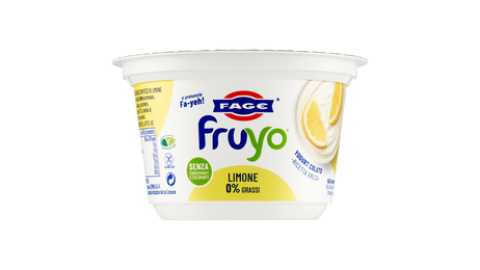 Fage fruyo Limone 0% Grassi 150 g