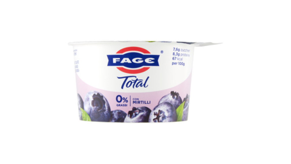 Fage Total 0% Grassi con Mirtilli 150 g