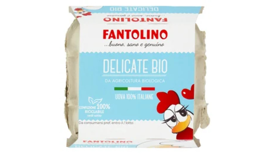 Uova Fantolino Delicato Bio 4 Uova Fresche Biologiche