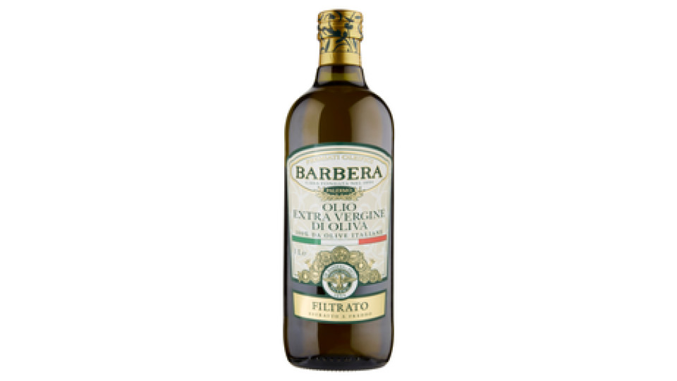Barbera Filtrato Olio Extra Vergine di Oliva 100% da Olive Italiane 750 ml