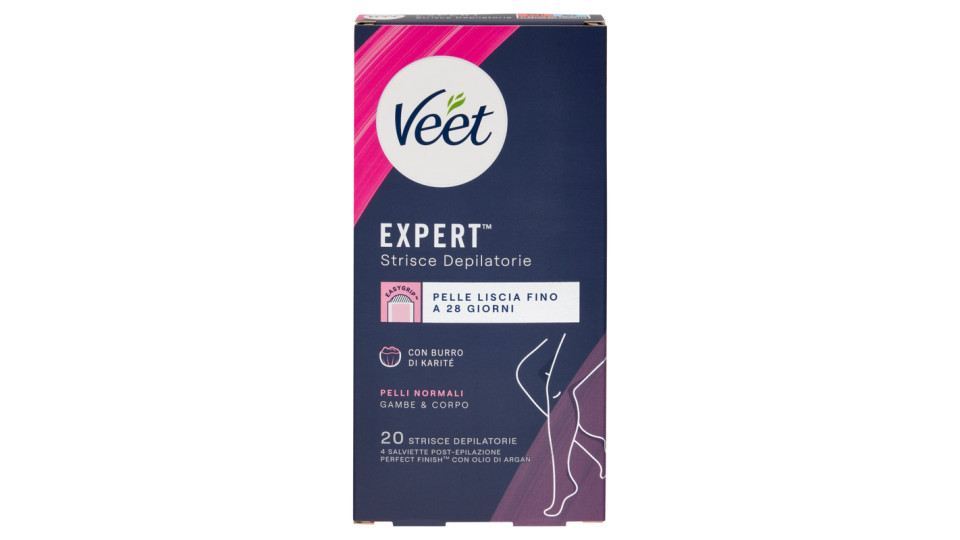 Veet Strisce Depilatorie Corpo Pelli Normali