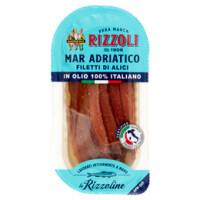 Rizzoli, Le Rizzoline filetti di alici del Mar Adritico in olio extra vergine di oliva biologico