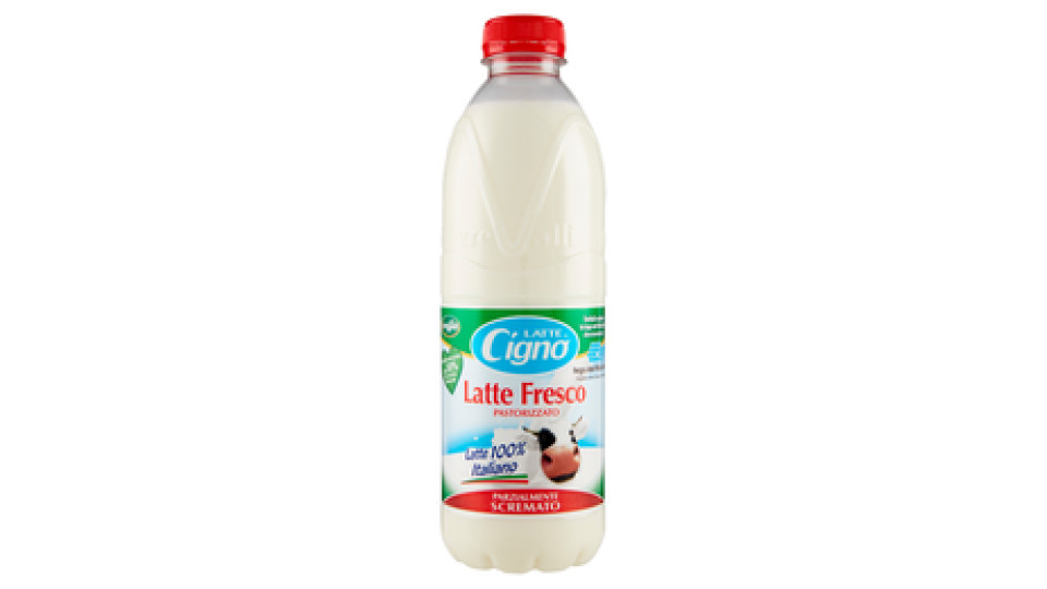Latte Cigno Latte Fresco Pastorizzato Parzialmente Scremato