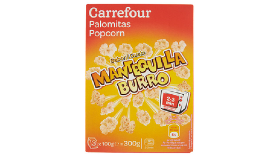 Carrefour Popcorn Gusto Burro