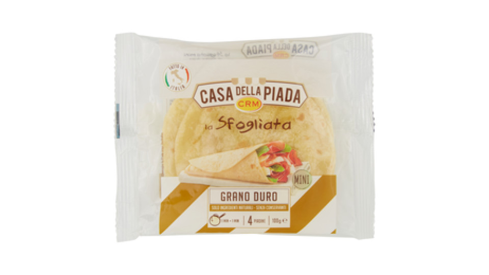 Casa della Piada la Sfogliata Grano Duro 4 Piadine