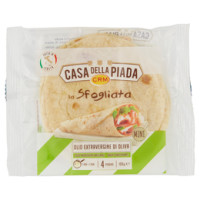 Casa della Piada la Sogliata Olio Extravergine di Oliva 4 Piadine