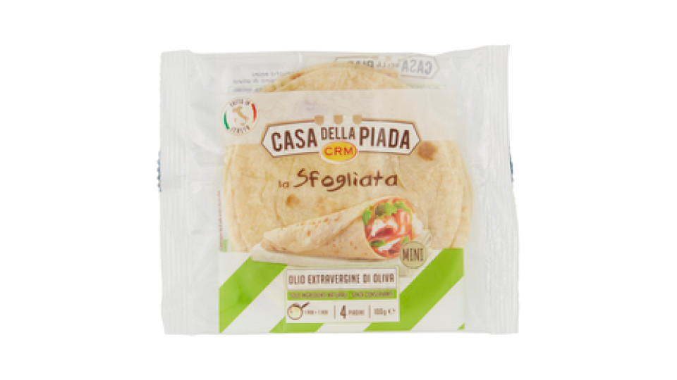 Casa della Piada la Sogliata Olio Extravergine di Oliva 4 Piadine