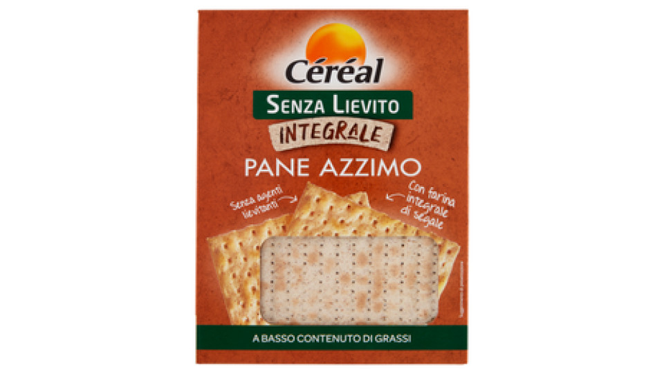 Céréal Senza Lievito Pane Croccante Integrale