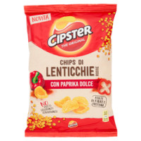 Cipster The Original Chips di Lenticchie Rosse alla Paprika - 80g