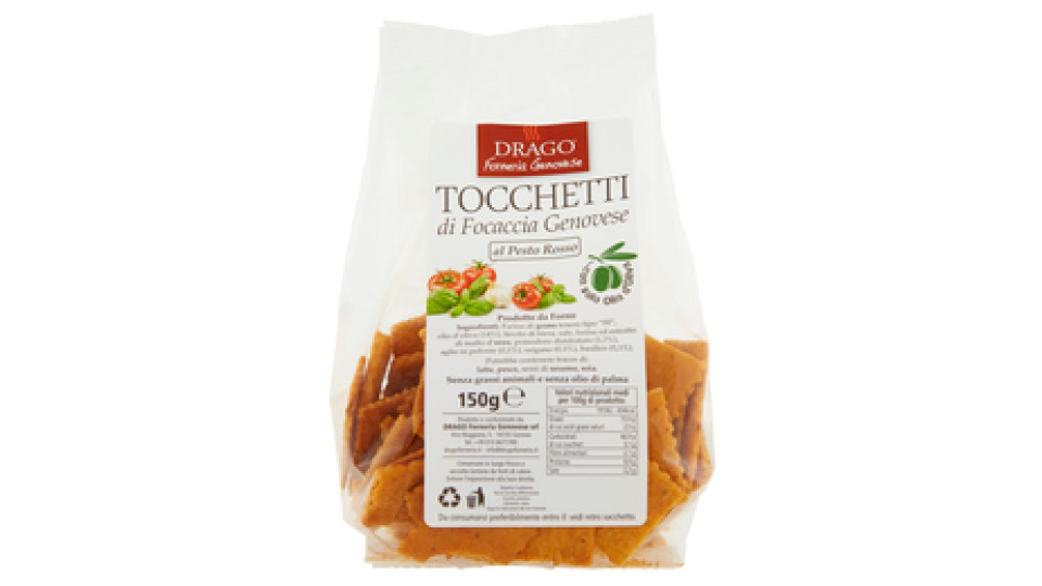 Tocchetti Focaccia Pesto Rosso