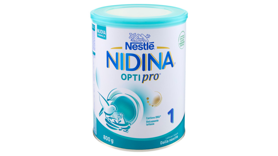 NESTLÉ NIDINA 1 OPTIPRO dalla nascita latte per lattanti in polvere latta