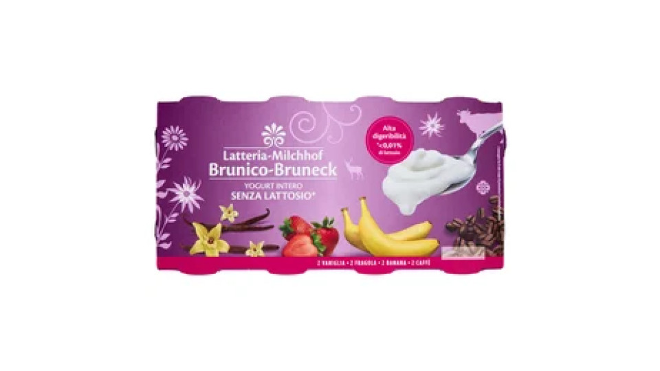 Yogurt Magro 0,1% Grassi 2 Ananas, 2 Fragola, 2 Banana, 2 Vaniglia
