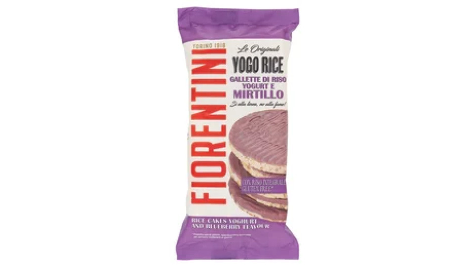 Yogo Rice Gallette di Riso Gusto Yogurt e Mirtilli