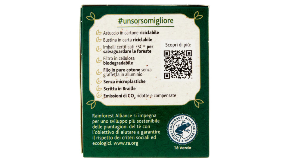 Sir Winston Tea - Tè Verde, Zenzero e Arancia - 20 Filtri [35 gr]