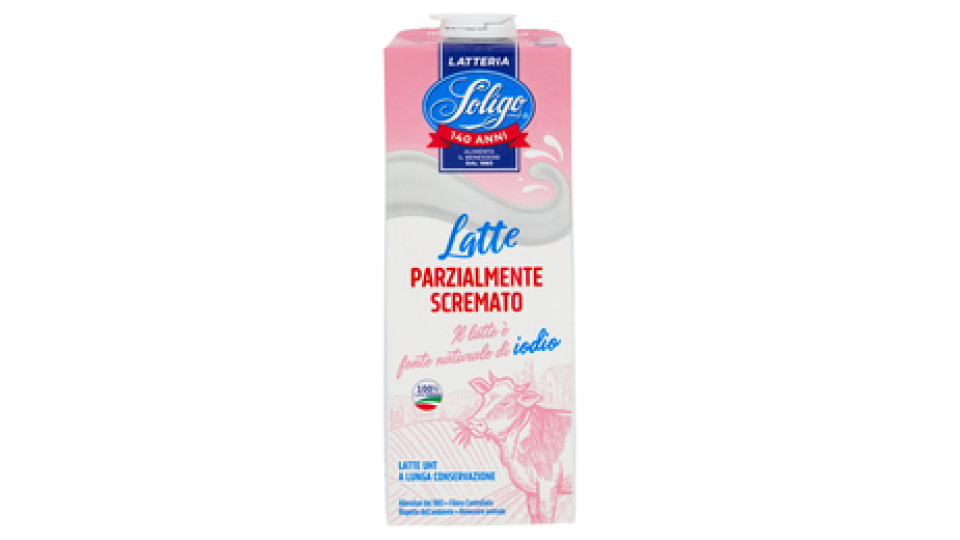 Latte Uht Parzialmente Scremato