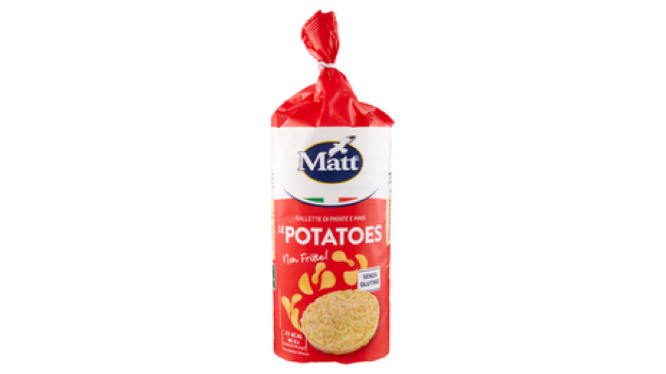 Matt le Potatoes Gallette di Patate e Mais 100 g
