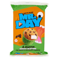 Mr.Day muffin senza glutine con pepite di cioccolato fondente 6 x