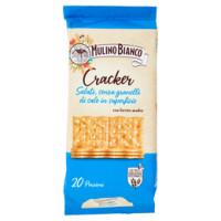 Sfoglia di Grano Cracker Salati senza Granelli di Sale in Superficie