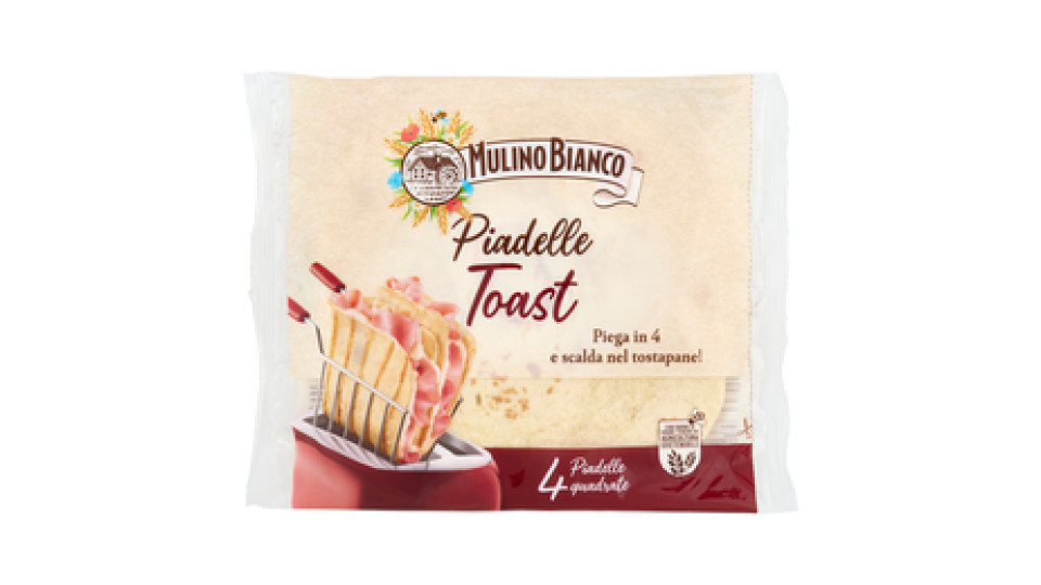 Mulino Bianco Piadina Piadelle Toast ideale per Piadina e Toast 240g