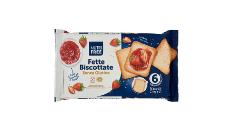 Nutrifree Fette Biscottate 225 G, Senza glutine