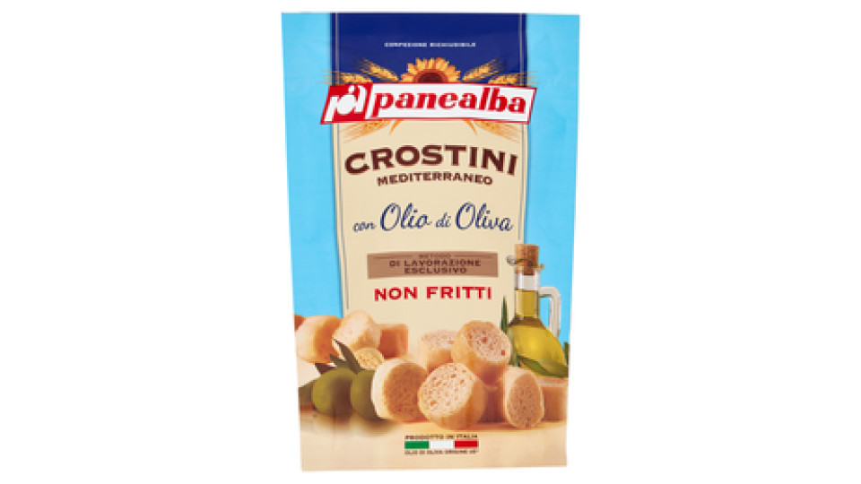 Panealba crostini mediterraneo