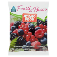 Asiago Food, misto frutti di bosco bio surgelato