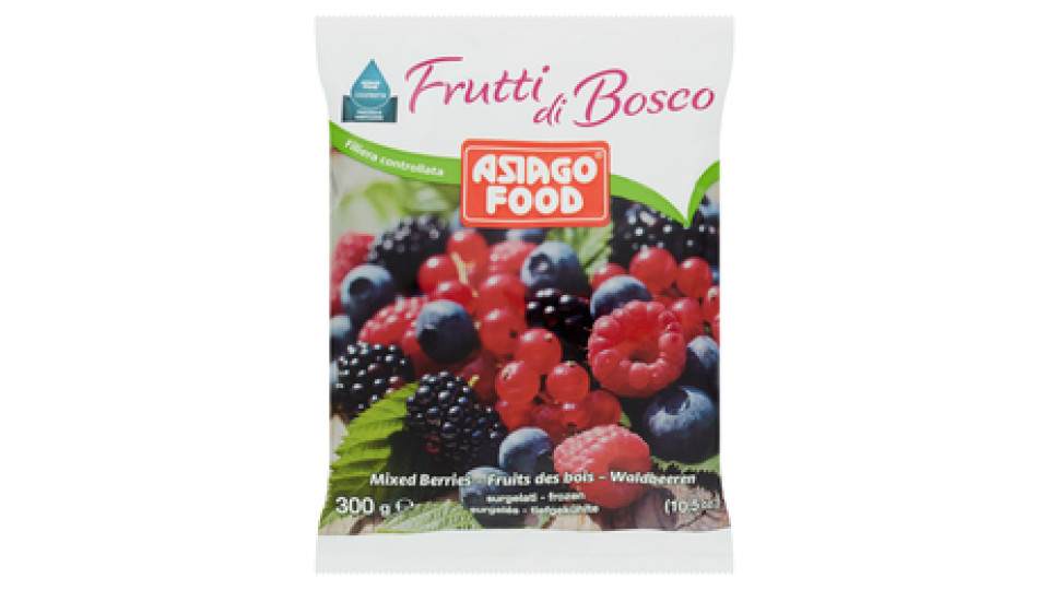 Asiago Food, misto frutti di bosco bio surgelato