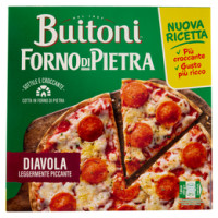 Buitoni Forno di Pietra Salamino Leggermente Piccante Pizza Surgelata