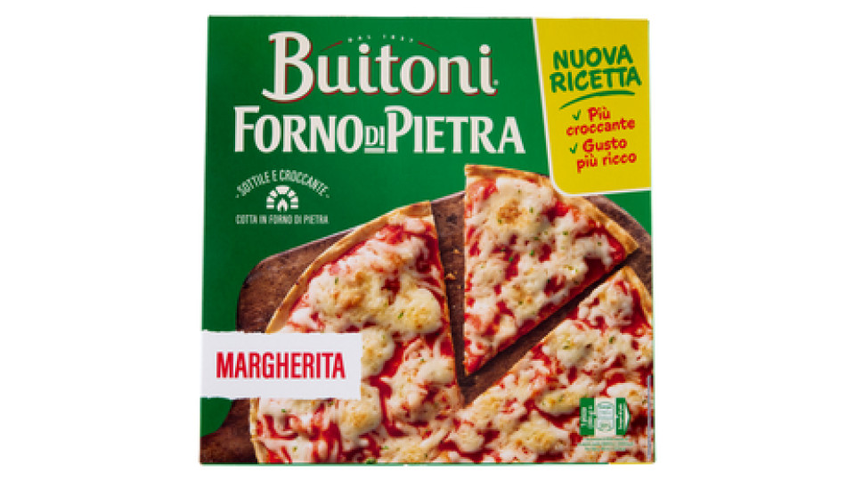 Buitoni Forno di Pietra - Margherita Pizza Surgelata, 300 G (1 Pizza)