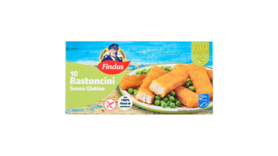 Capitan Findus 10 Bastoncini Senza Glutine