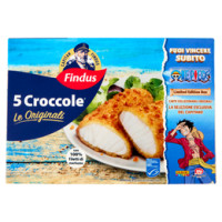 Findus 4 Croccole con 100% filetti di Merluzzo