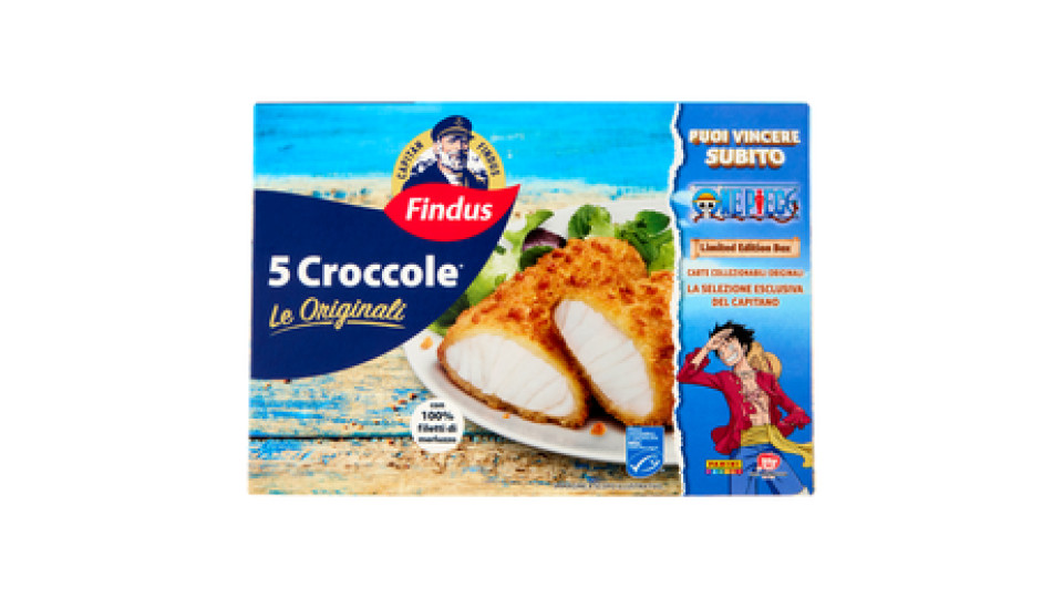 Findus 4 Croccole con 100% filetti di Merluzzo