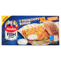 Capitan Findus Fish Chips Burger