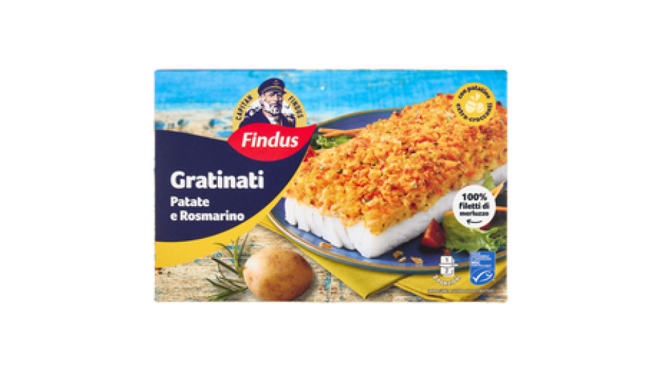 Findus I Gratinati Merluzzo d'Alaska con Patate e Rosmarino