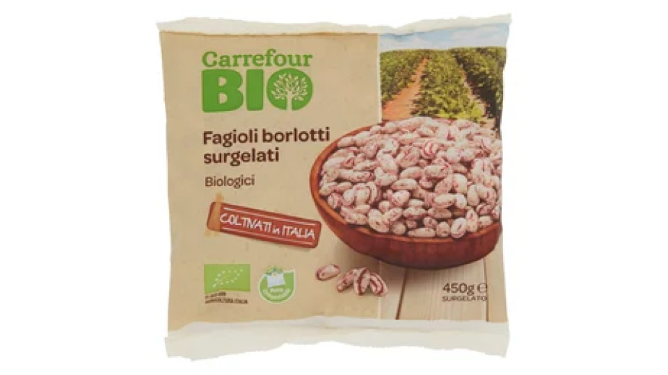 Carrefour Bio Fagioli borlotti surgelati Biologici