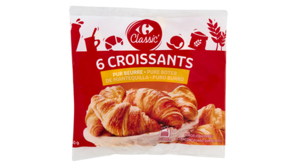 Carrefour Croissants Surgelato 6 pezzi